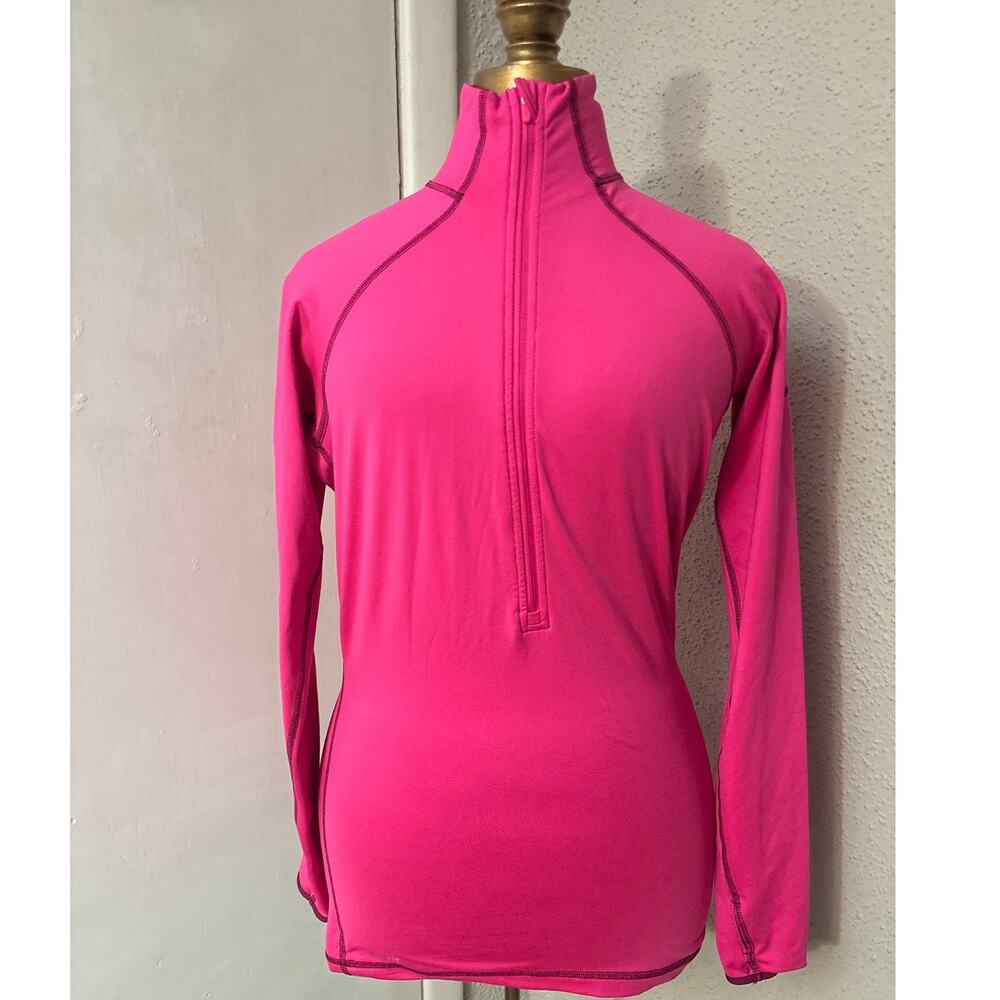 Nike Pro Fit Long Sleeve Workout Top M Activewear Athleisure Dopamine Casual